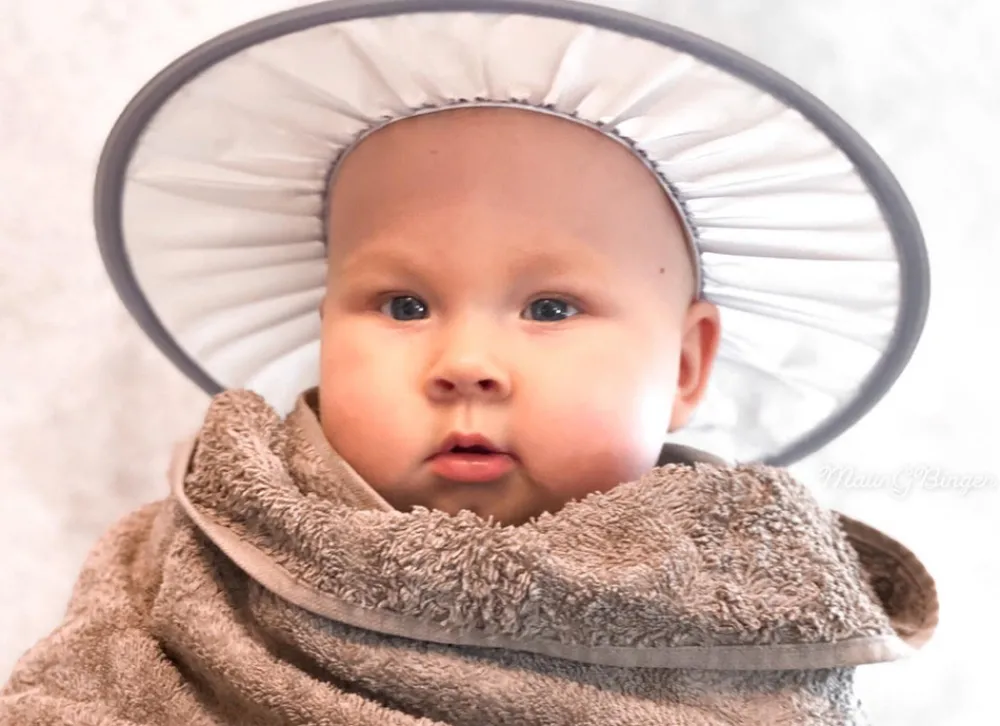 Oopsy Shower cap med blød elastik, rosa- Tilbehør Til Bad & Pleje