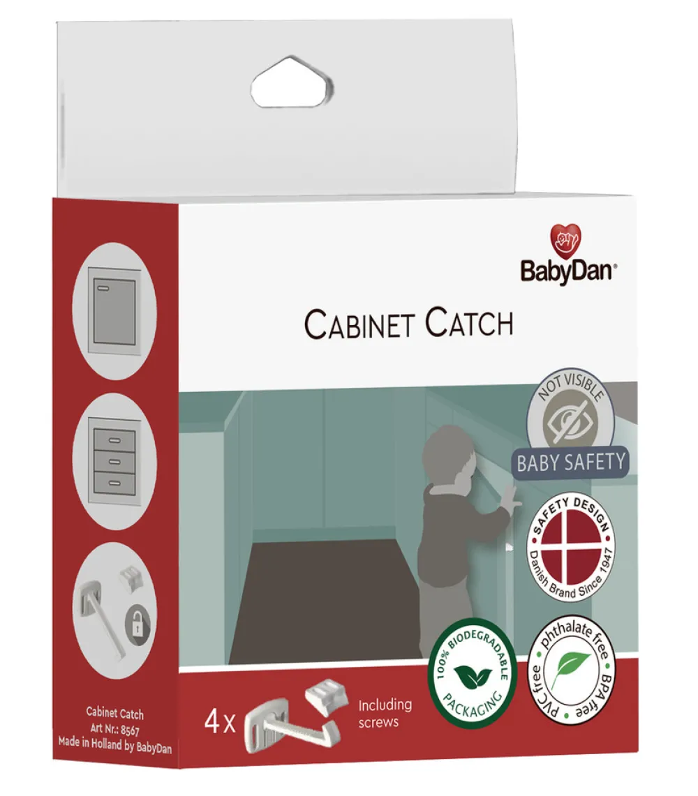 BabyDan Sikkerhedslås til skuffer & skabe- Sikkerhed I Hjemmet