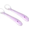 Kidsme Silicone spoon - lavendel 2-pack- Bestik