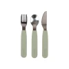 Filibabba Silikone bestiksæt - green- Bestik
