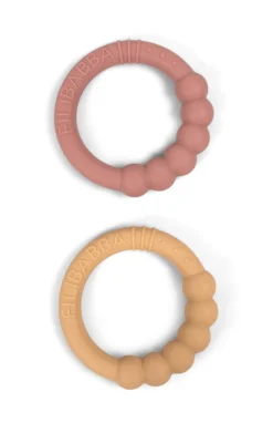 Filibabba Silikone bidering 2-pak - vintage rose- Bideringe & Rangler