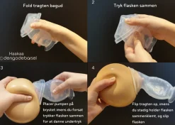 Haakaa Silikone brystpumpe inkl. blomsterstopper 150 ml- Brystpumper