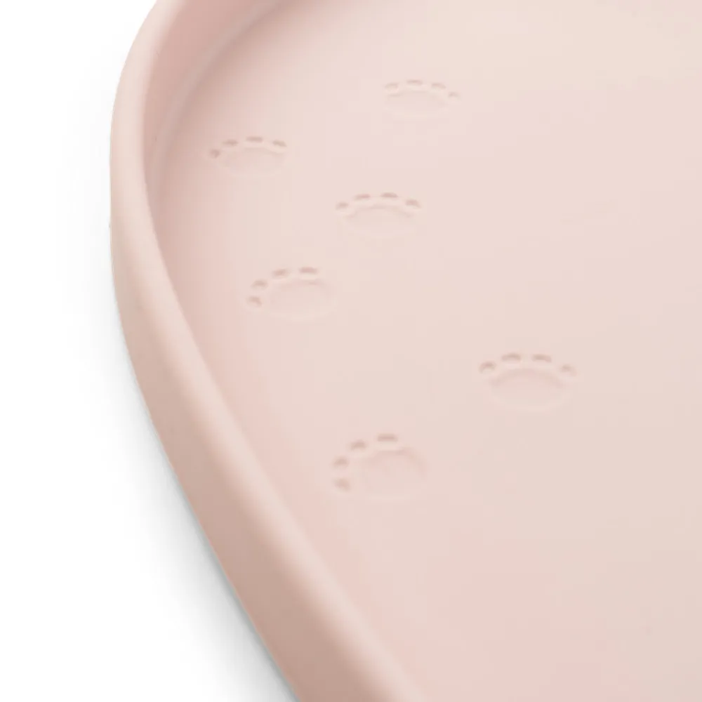 Done By Deer Silikone dækkeserviet m/høj kant Elphee - Pudder- Service