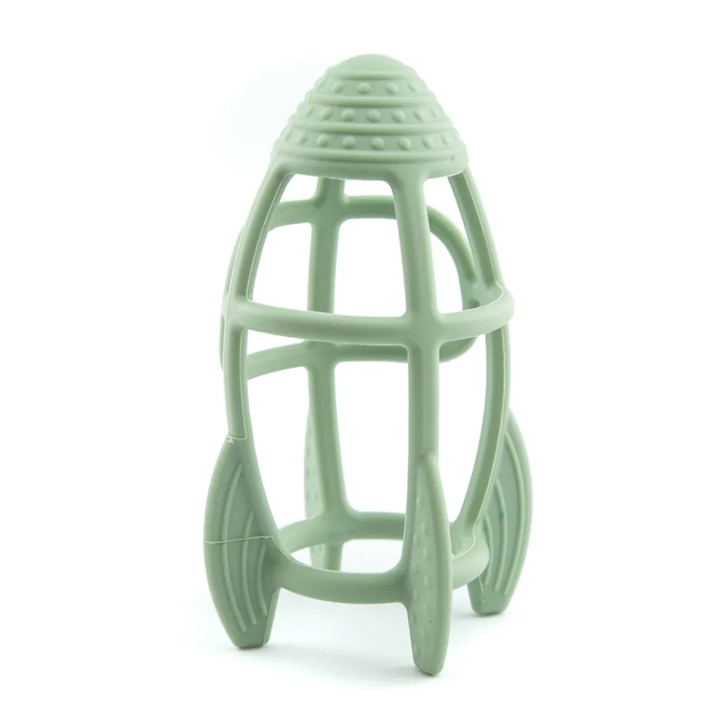 Le Toft Silikone Raket - støvet grøn- Sansebolde