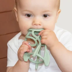 Le Toft Silikone Raket - støvet grøn- Sansebolde