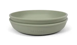 Filibabba Silikone tallerken - green- Service