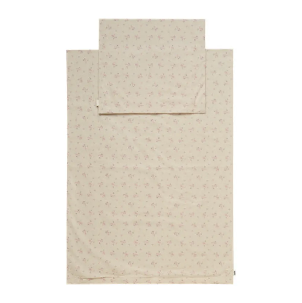 BeKids Silke babydyne med sengetøj - Misty rose-Børn Pakkeløsninger|Sengetøj