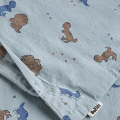 BeKids Silke babydyne med sengetøj - Blue fog-Børn Pakkeløsninger|Sengetøj