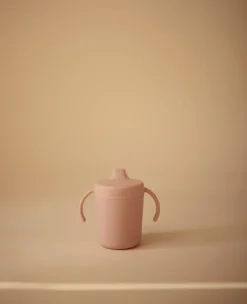 MUSHIE Sippy-Kop I Hård Plast - Blush- Service