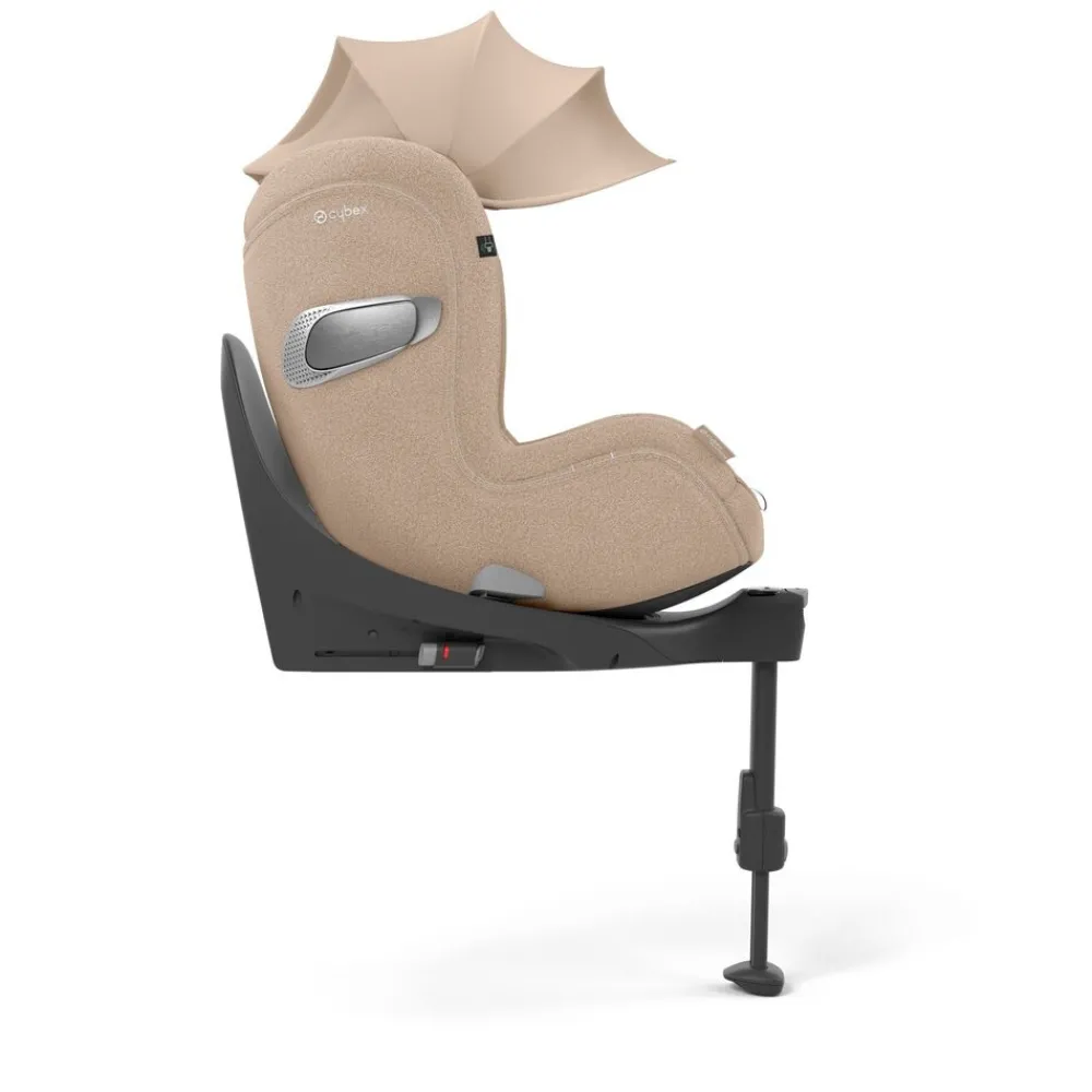 Cybex Sirona T i-Size PLUS inkl. base - cozy beige- Autostole 40-125 Cm (0-6 År)