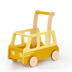 Moover Toys Skolebus skubbevogn gul- Gåvogne & Aktivitetsborde