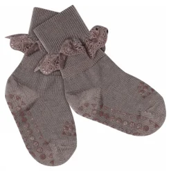 GOBABYGO Skridsikre Strømper - Merino Uld med blonde - 33- Skridsikre Strømper
