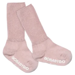GOBABYGO Skridsikre Strømper Bomuld - Alt rosa- Skridsikre Strømper