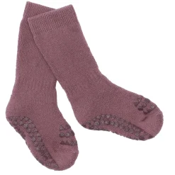 GOBABYGO Skridsikre Strømper Terry Bomuld - Misty plum- Skridsikre Strømper|Strømper