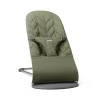 BabyBjörn Skråstol Bliss Vævet, blomsterbladsquilt,mørkegrøn-Børn Skråstole