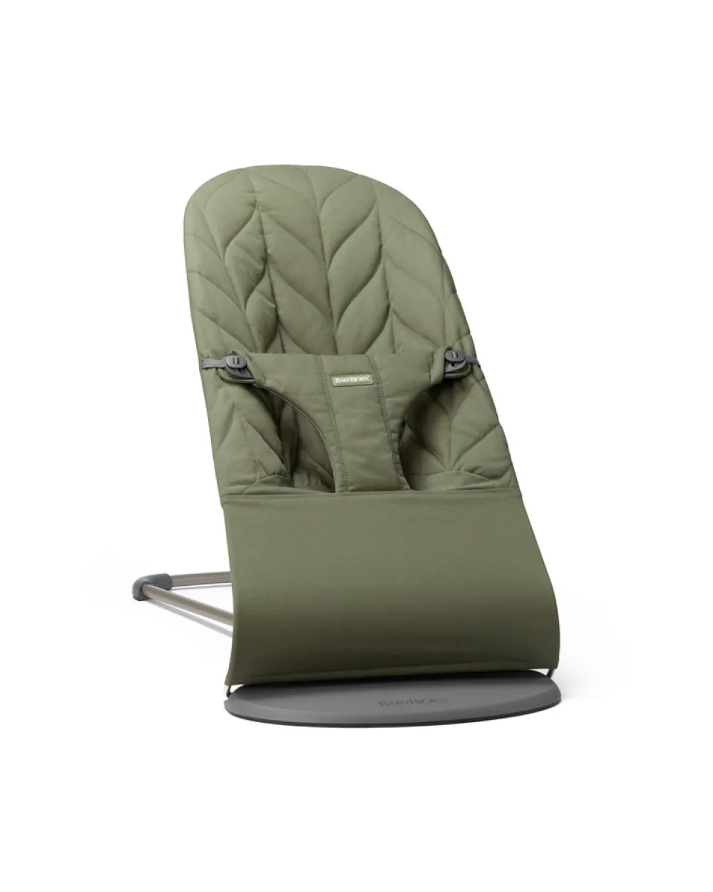 BabyBjörn Skråstol Bliss Vævet, blomsterbladsquilt,mørkegrøn-Børn Skråstole