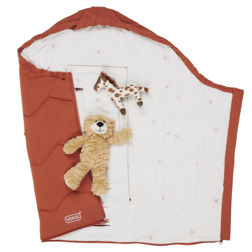 Voksi Sky light kørepose - terracotta seeds- Køreposer Til Autostol|Køreposer