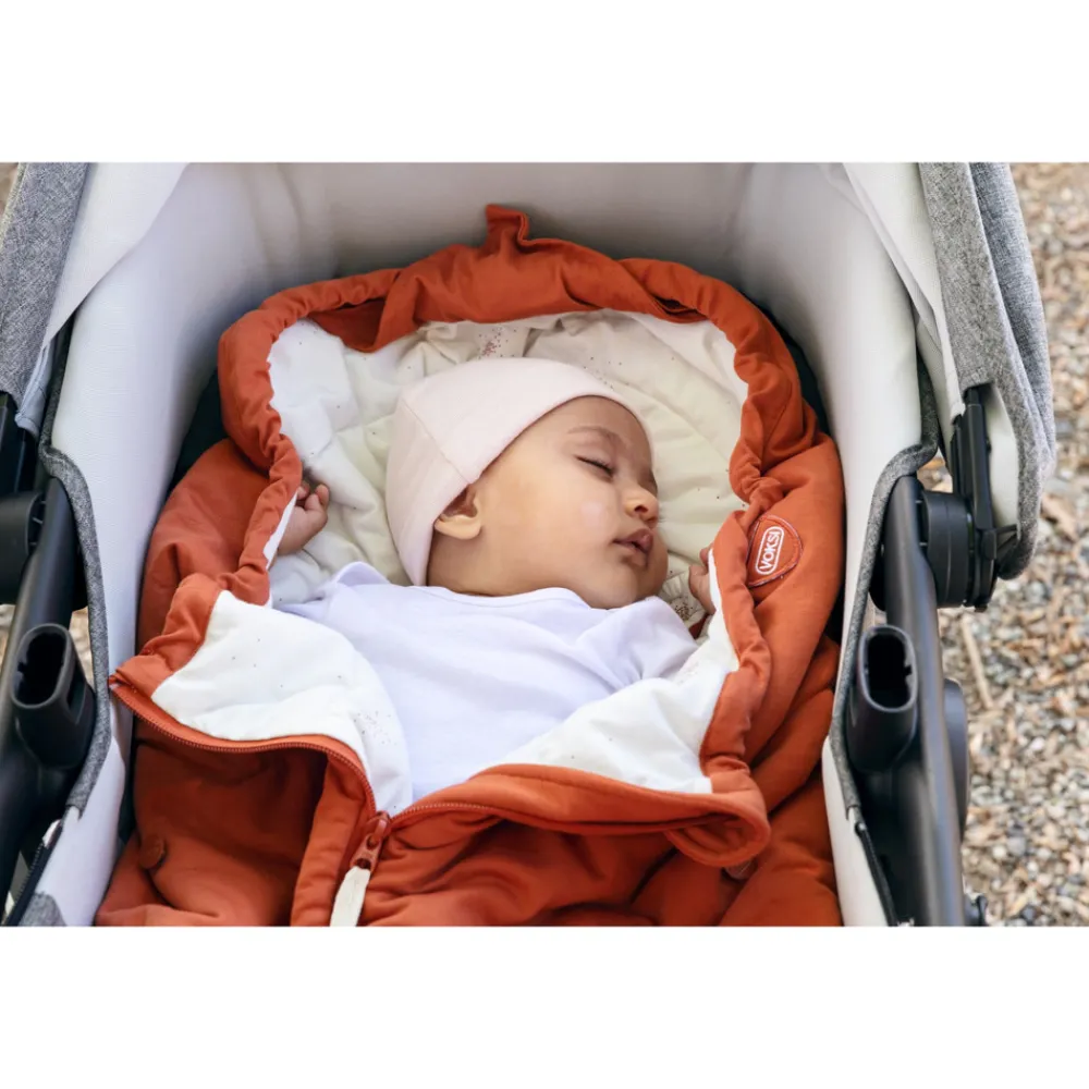 Voksi Sky light kørepose - terracotta seeds- Køreposer Til Autostol|Køreposer