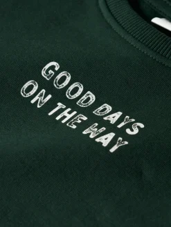 NAME IT Slade Sweatshirt - Pine Grove- Cardigans, Veste & Trøjer