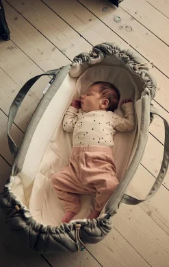 Najell SleepCarrier Waterproof Bedding - Daisy White- Madrasser & Lagner Til Barnevogne