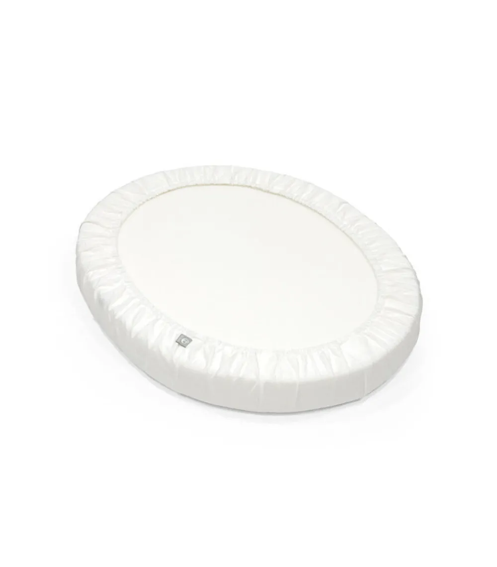 Stokke® Sleepi Mini Stræklagen Hvid-Børn Lagner & Vådliggerlagner