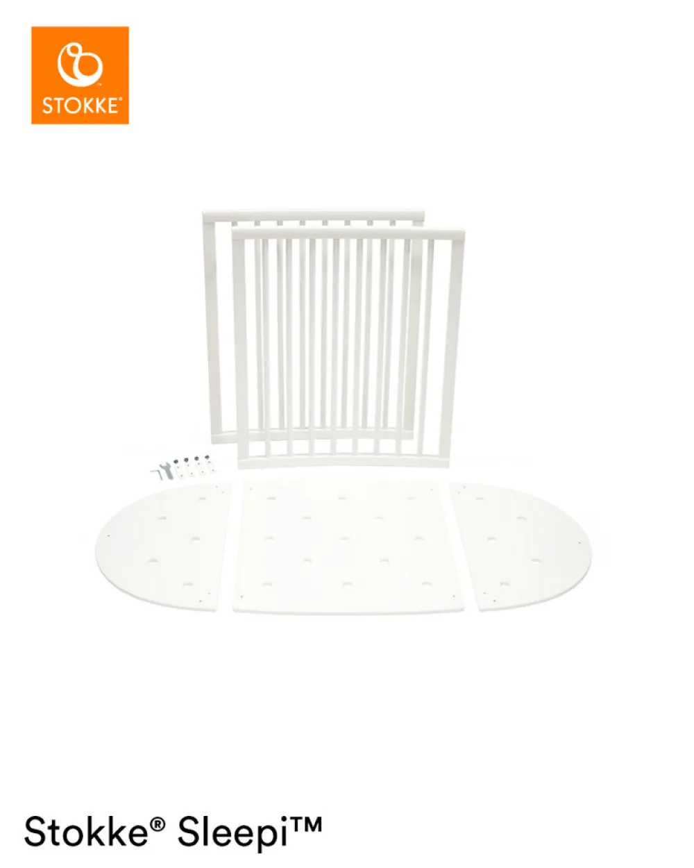 Stokke® Sleepi V3 Seng ombygningssæt - hvid-Børn Tremmesenge