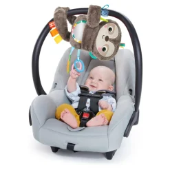 Bright Starts Slingin’ Sloth Travel Buddy Aktivitets-dovendyr- Legetøj Til Barnevogne & Autostole