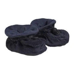 BeKids Slippers corduroy - Navy- Futter