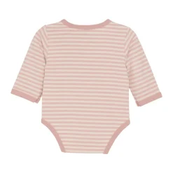 Fixoni Slå-om Body Langærmet - Pale Mauve- Bodystocking M. Skrålukning|Præmatur Tøj