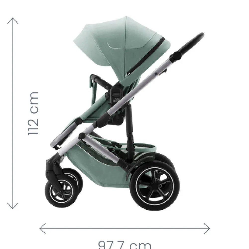 Britax Römer SMILE 5Z - space black- Klapvogne Med Flade Sæder