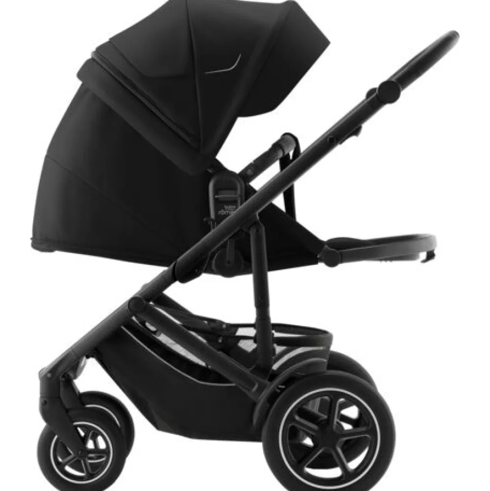 Britax Römer Smile 5Z inkl. liggedel og Baby-Safe Core autostol - space black- Kombivognspakker|Vognpakker