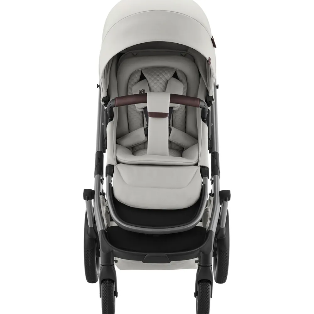 Britax Römer Smile 5Z Lux - Linen Grey- Klapvogne Med Flade Sæder