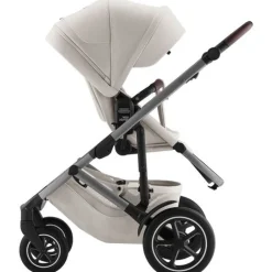 Britax Römer Smile 5Z lux inkl. liggedel og Baby-Safe Core autostol - soft taupe/space black- Kombivognspakker|Vognpakker