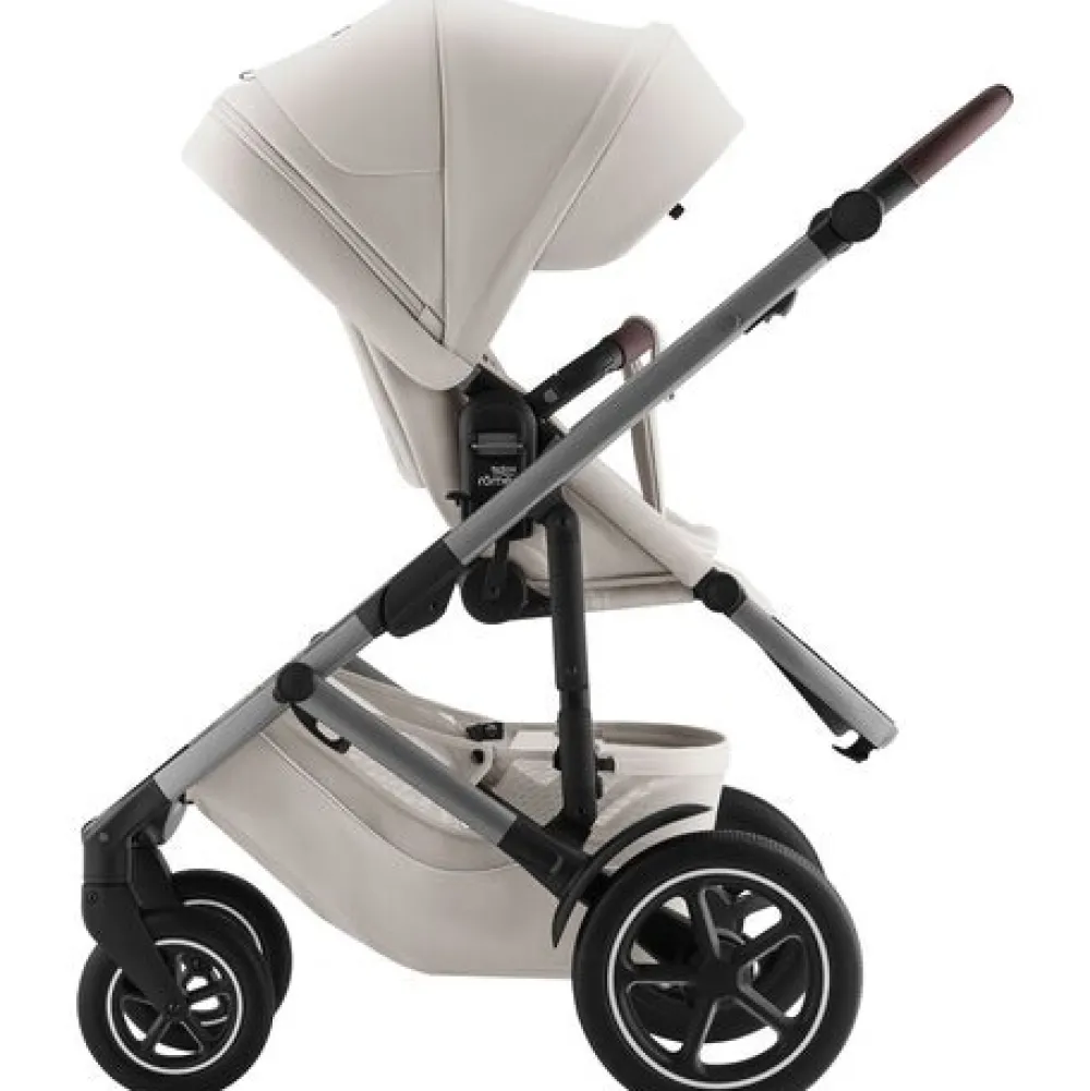Britax Römer Smile 5Z lux inkl. liggedel og Baby-Safe Core autostol - soft taupe/space black- Kombivognspakker|Vognpakker