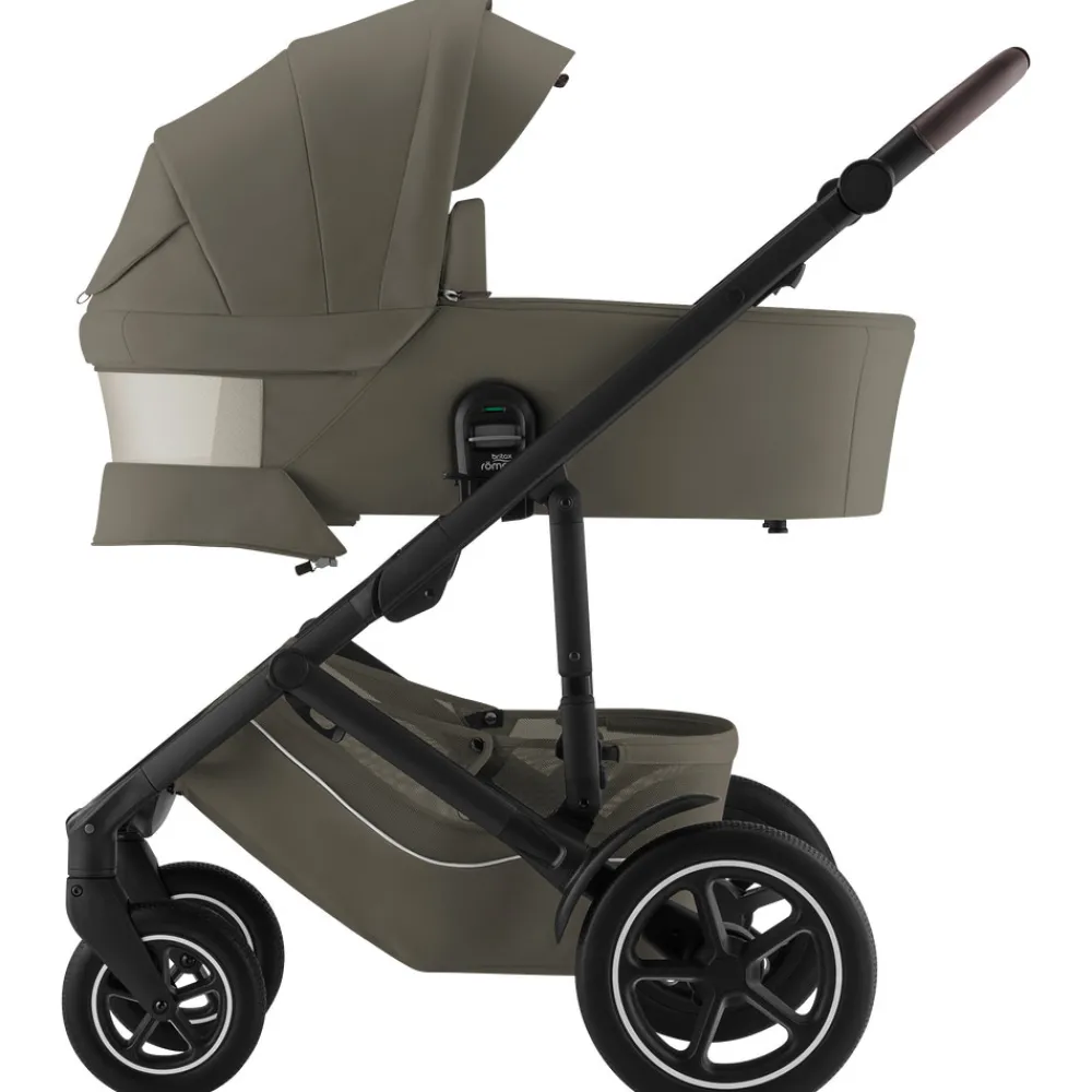Britax Römer Smile 5Z lux inkl. liggedel - urban olive- Kombivogne Med Ergonomiske Sæder
