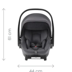 Britax Römer Smile 5Z lux inkl. liggedel og Baby-Safe Core autostol - urban olive/space black- Kombivognspakker|Vognpakker