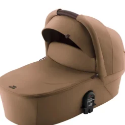Britax Römer Smile 5Z lux inkl. liggedel og Baby-Safe Core autostol - warm caramel/space black- Kombivognspakker