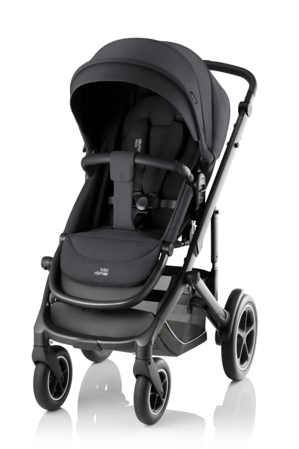 Britax Römer Smile 5Z style - Carbon black- Klapvogne Med Flade Sæder
