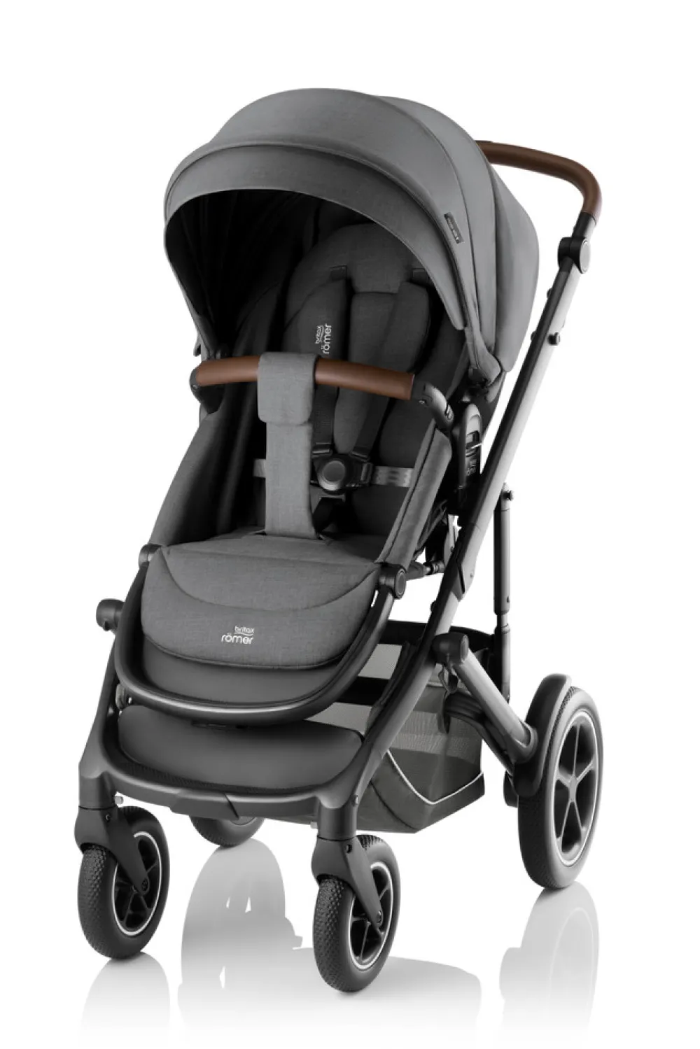Britax Römer Smile 5Z style - Mineral grey- Klapvogne Med Flade Sæder
