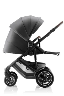 Britax Römer SMILE 5Z Style inkl. liggedel - Mineral grey- Kombivogne Med Flade Sæder|Vognpakker