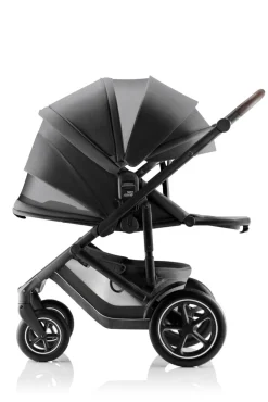 Britax Römer SMILE 5Z Style inkl. liggedel - Mineral grey- Kombivogne Med Flade Sæder|Vognpakker