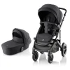 Britax Römer SMILE 5Z Style inkl. liggedel - Carbon black- Kombivogne Med Flade Sæder|Vognpakker