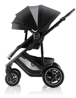Britax Römer SMILE 5Z Style inkl. liggedel - Carbon black- Kombivogne Med Flade Sæder|Vognpakker