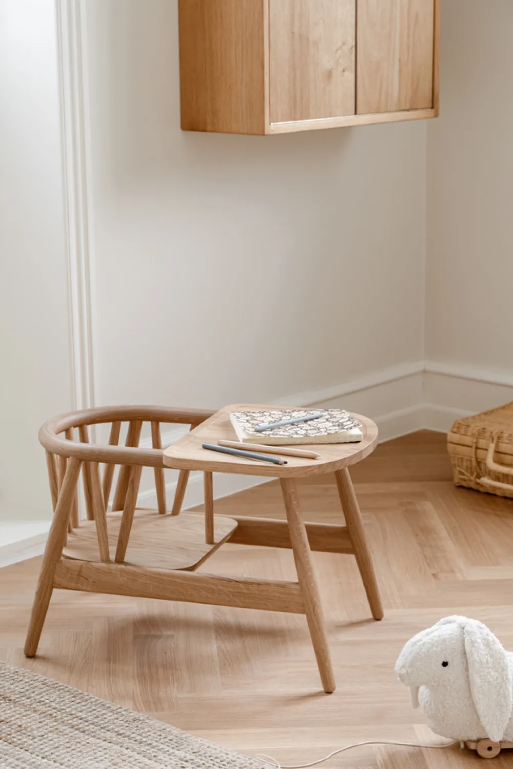 OAKLINGS Smilla Børnestol med bord - eg-Børn Børneborde & Stole