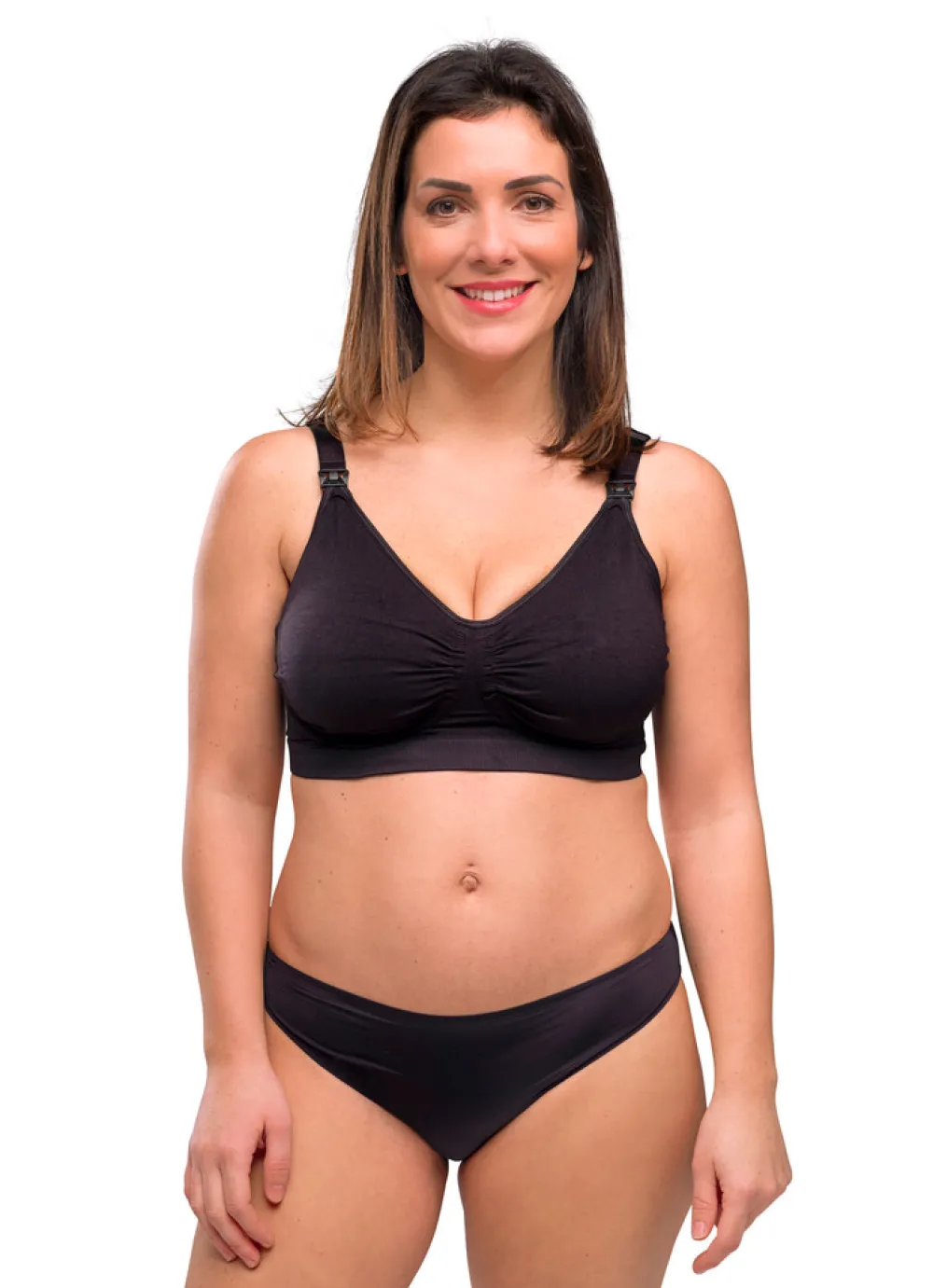 Carriwell Sømløs Amme BH Med Gelé Bøjle - Sort- Amme Bh'Er