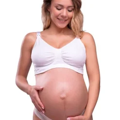 Carriwell Sømløs Amme BH Med Gelé Bøjle - Hvid- Amme Bh'Er