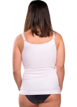 Carriwell Sømløs Ammetop Med Shapewear - Hvid- Overdele