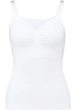 Carriwell Sømløs Ammetop Med Shapewear - Hvid- Overdele