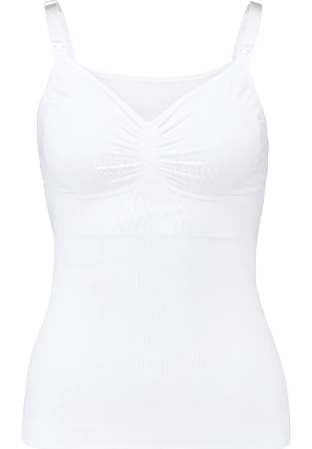 Carriwell Sømløs Ammetop Med Shapewear - Hvid- Overdele