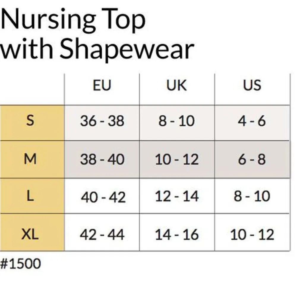 Carriwell Sømløs Ammetop Med Shapewear - Hvid- Overdele